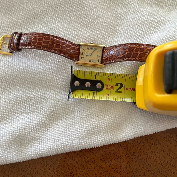 Cartier Must Tank Vermeil Watch - Picture 6 of 11